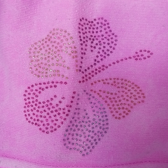🌺🍍 BUTTER Pink "Aloha" Pineapple Hibiscus Hoodie, Size 3T ~ PRELOVED - Picture 8 of 11